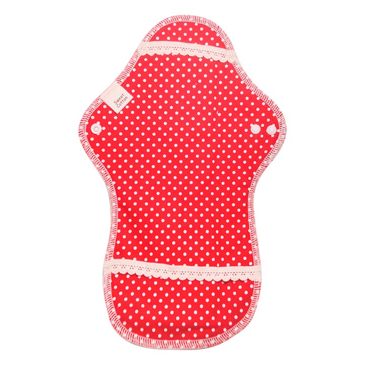 オーガニック布ナプキン 30cm ドットレッド – Sweetcotton